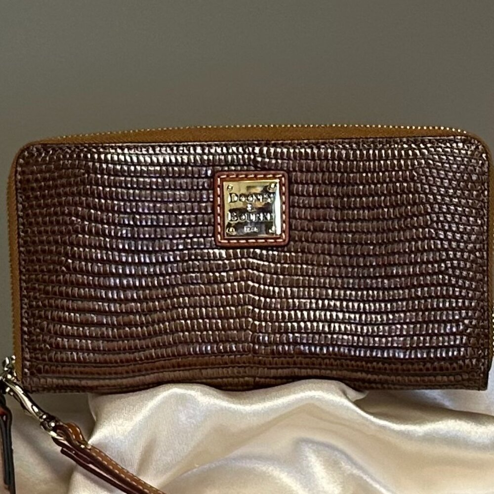 Lizard~Large Zip Around Wallet